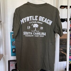 army green myrtle beach t shirt